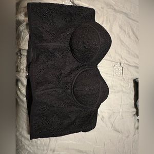 Strapless crop top